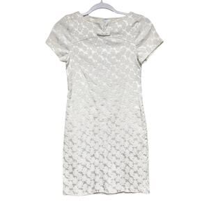 Vintage Rampage Girls Size 16 White Floral Texture Y2K Dress